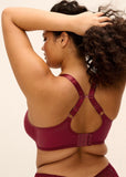 Elomi Tiernie Underwired Plunge Bra - Tibetan Red