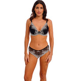 Wacoal Embrace Lace UW Plunge Bra - Black / Nude
