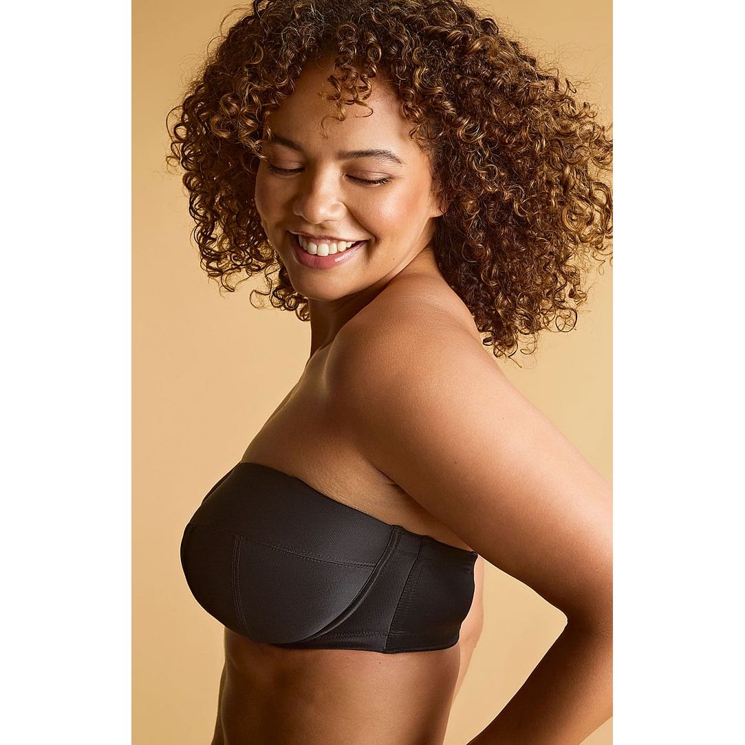 Panache Alice - Balcony Strapless Bra - Honey / Black