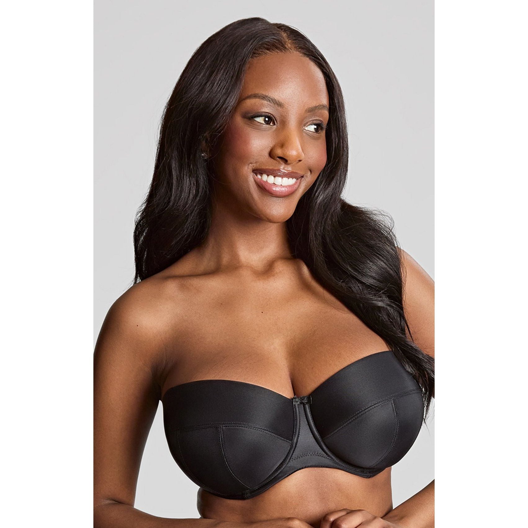 Panache Alice - Balcony Strapless Bra - Honey / Black