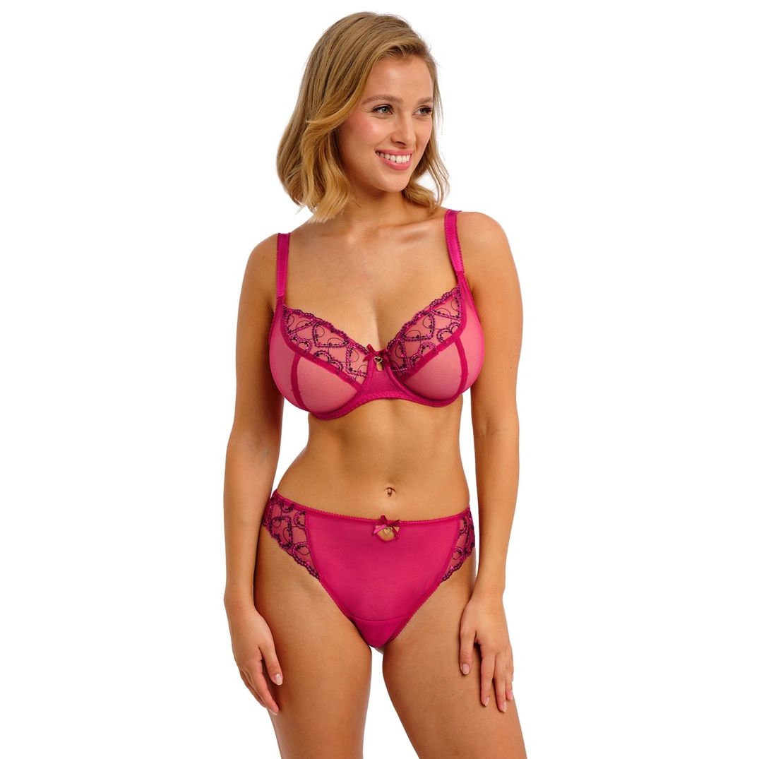 Freya Laurine Brief - Raspberry