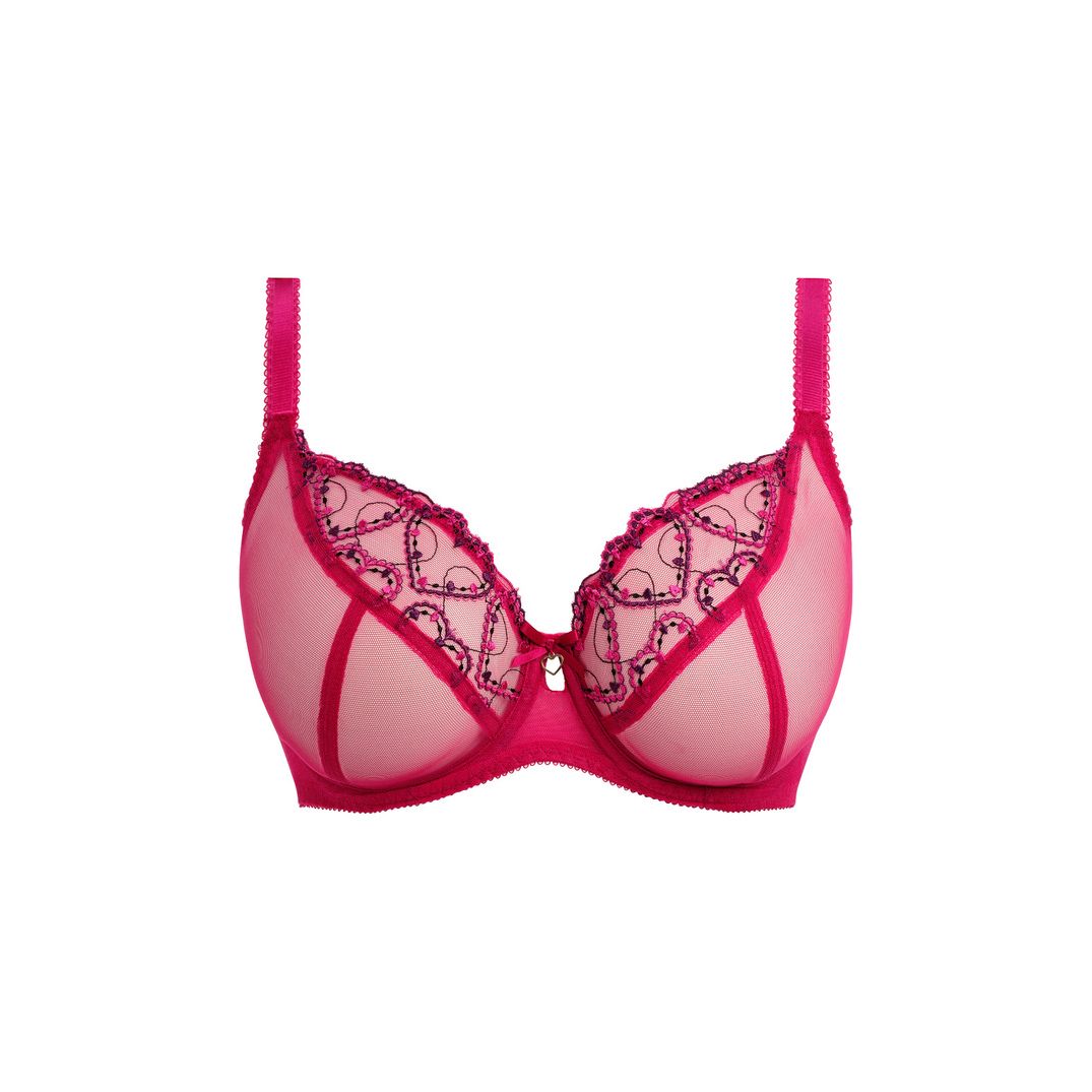 Freya Laurine Underwired Plunge Bra - Raspberry