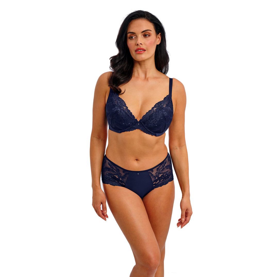 Wacoal Most Devine U/W Plunge Bra - Dark Sapphire