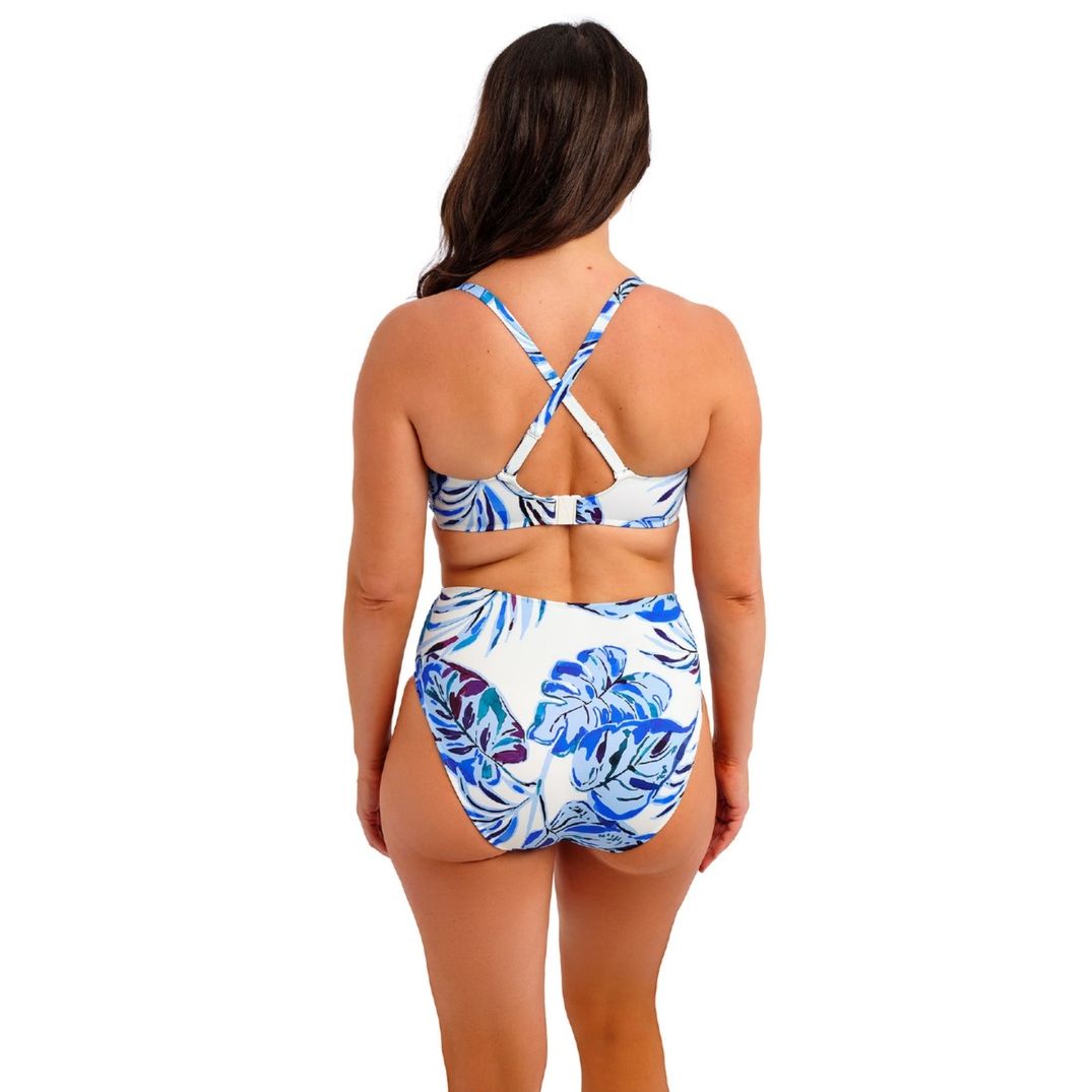 Fantasie Kefalonia Underwired Plunge Bikini Top - Tranquil Blue