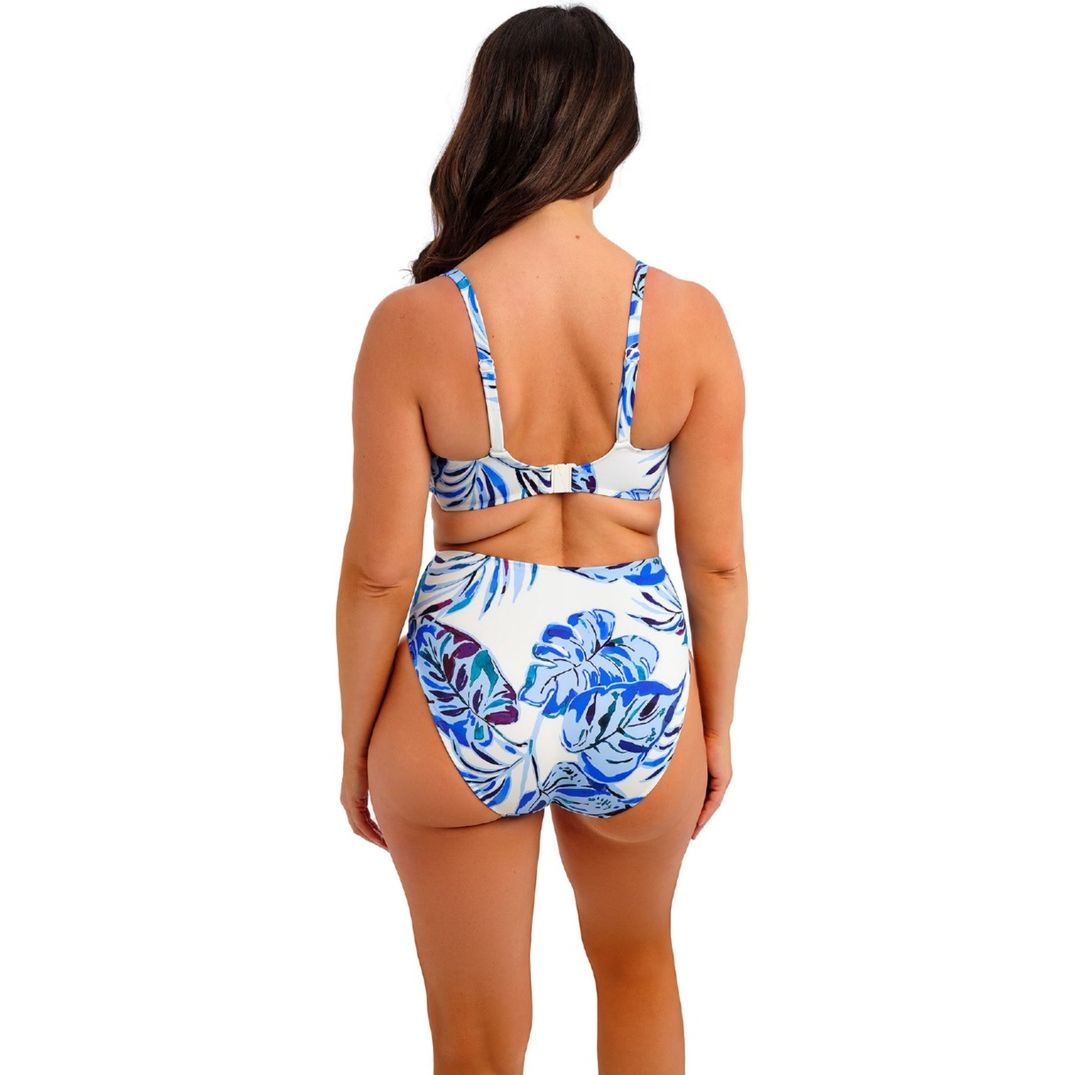 Fantasie Kefalonia Underwired Plunge Bikini Top - Tranquil Blue