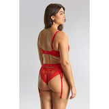 Panache Heidi High Apex Plunge Bra - Ruby Red