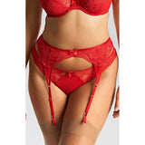 Panache Heidi Suspender - Ruby Red