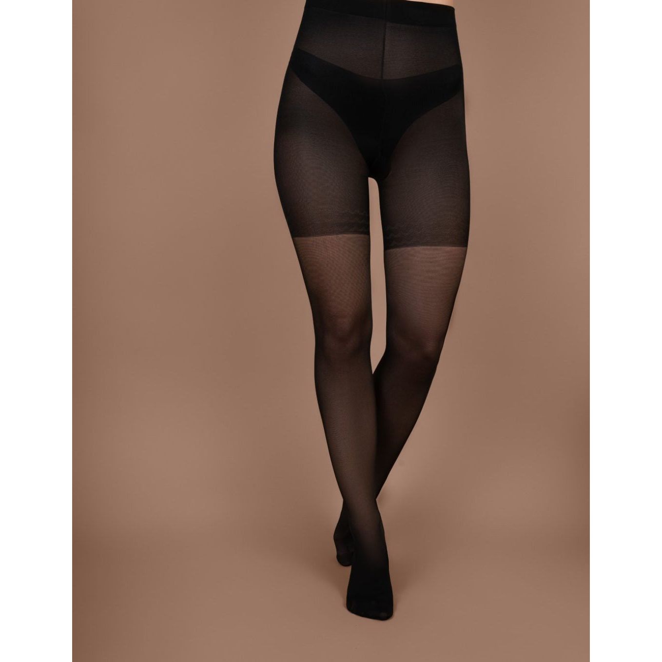 Bye Bra control slim 40 denier tights - Black