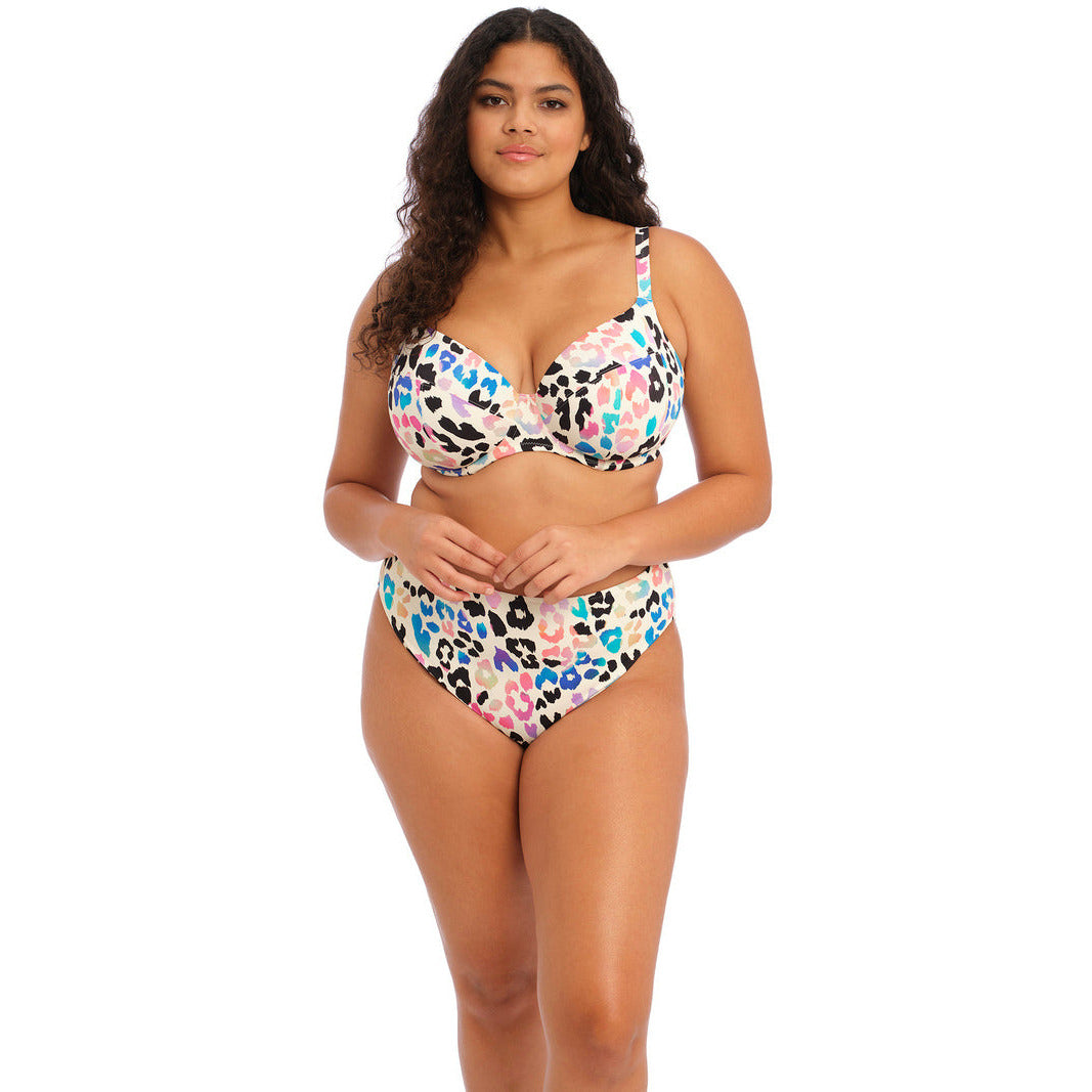 Elomi Party Bay Plunge Bikini Top - Multi
