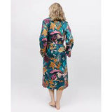 Cyberjammies Maple Leaf Long Dressing Gown