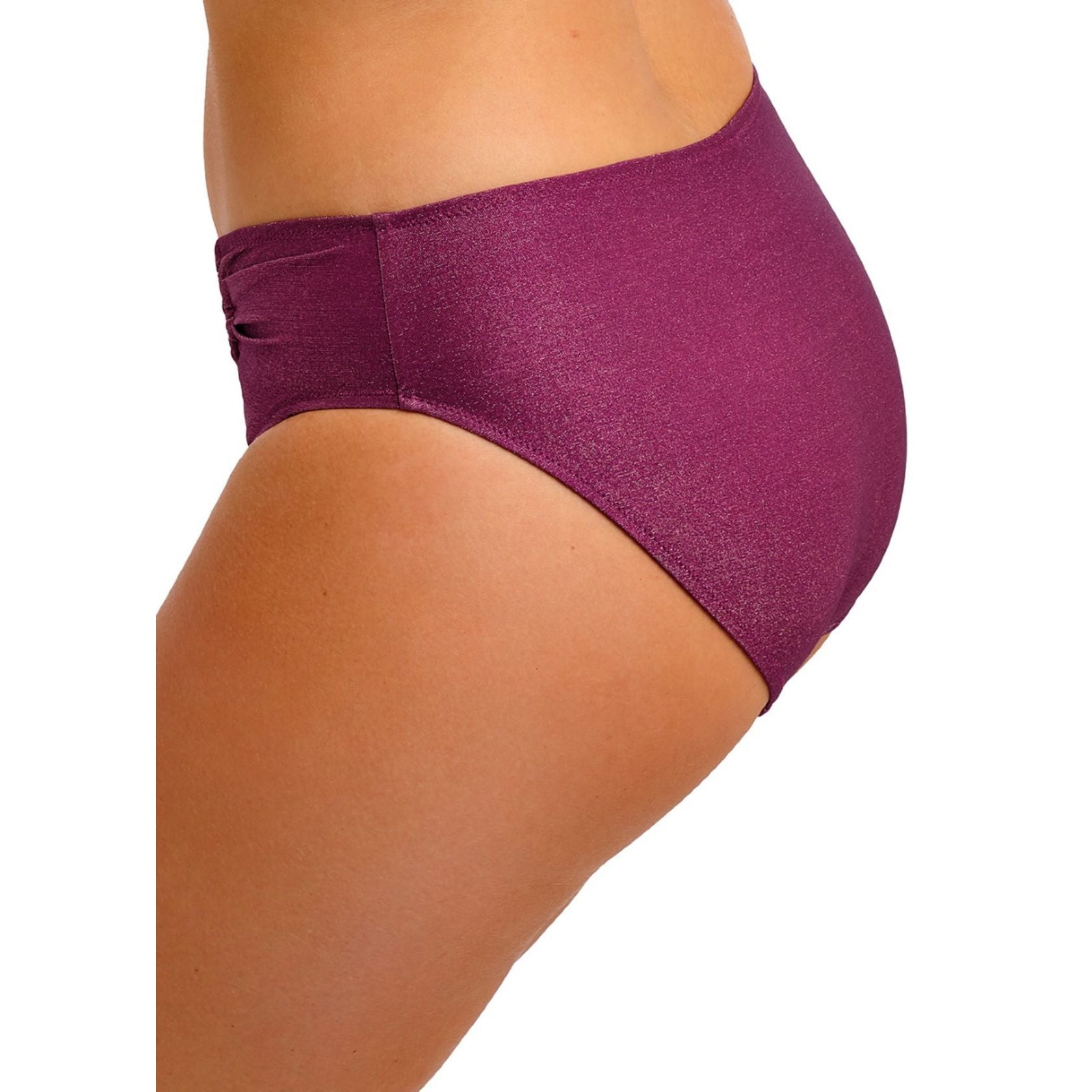 Fantasie Paros Coast Berry Shimmer Mid Rise Bikini Brief