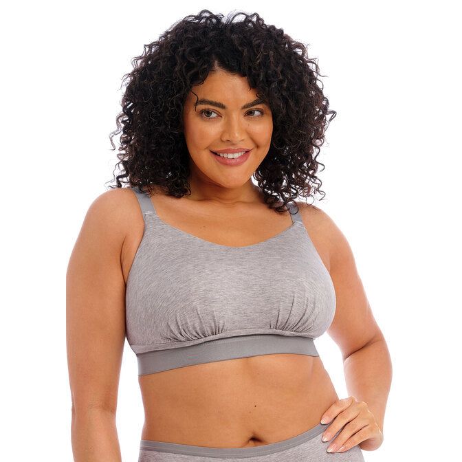 Elomi Downtime - Grey Marl - Non Wired Bralette
