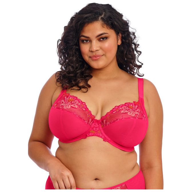 Elomi Teagan Underwired Plunge Bra - Azalea