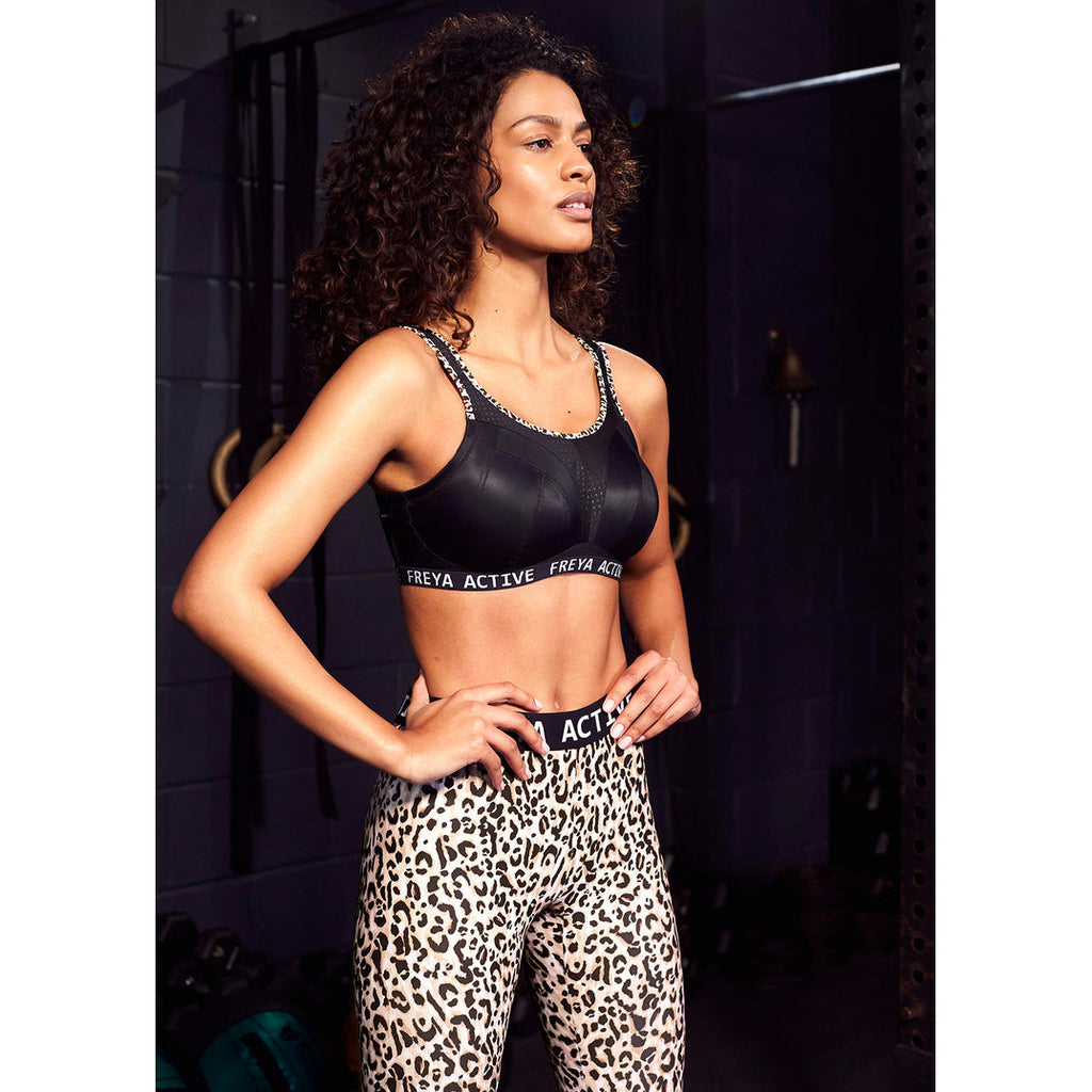 Freya Dynamic Non-Wired Sports Bra Leopard – The Lady's Slip