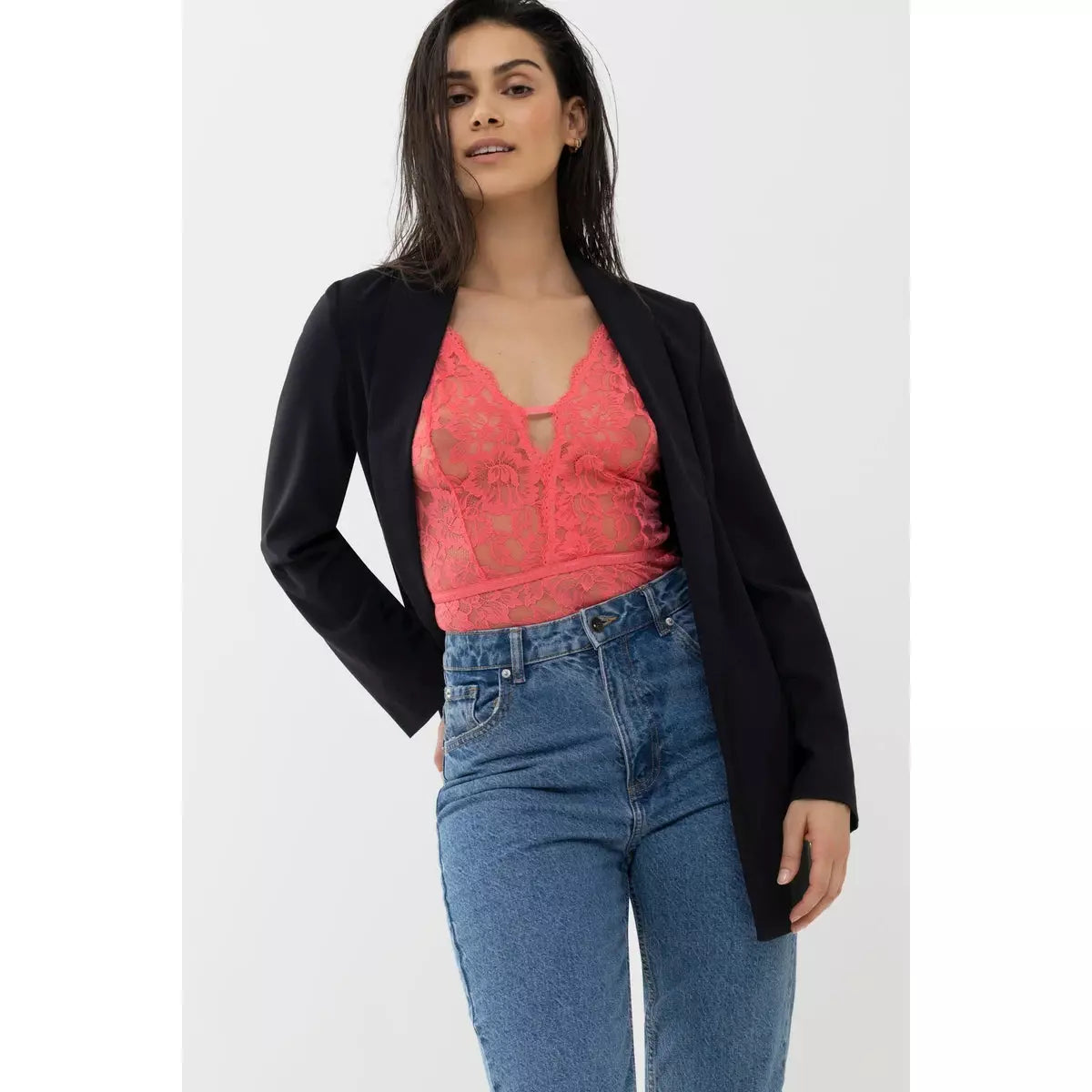 Mey Poetry Bodysuit - Parrot Pink