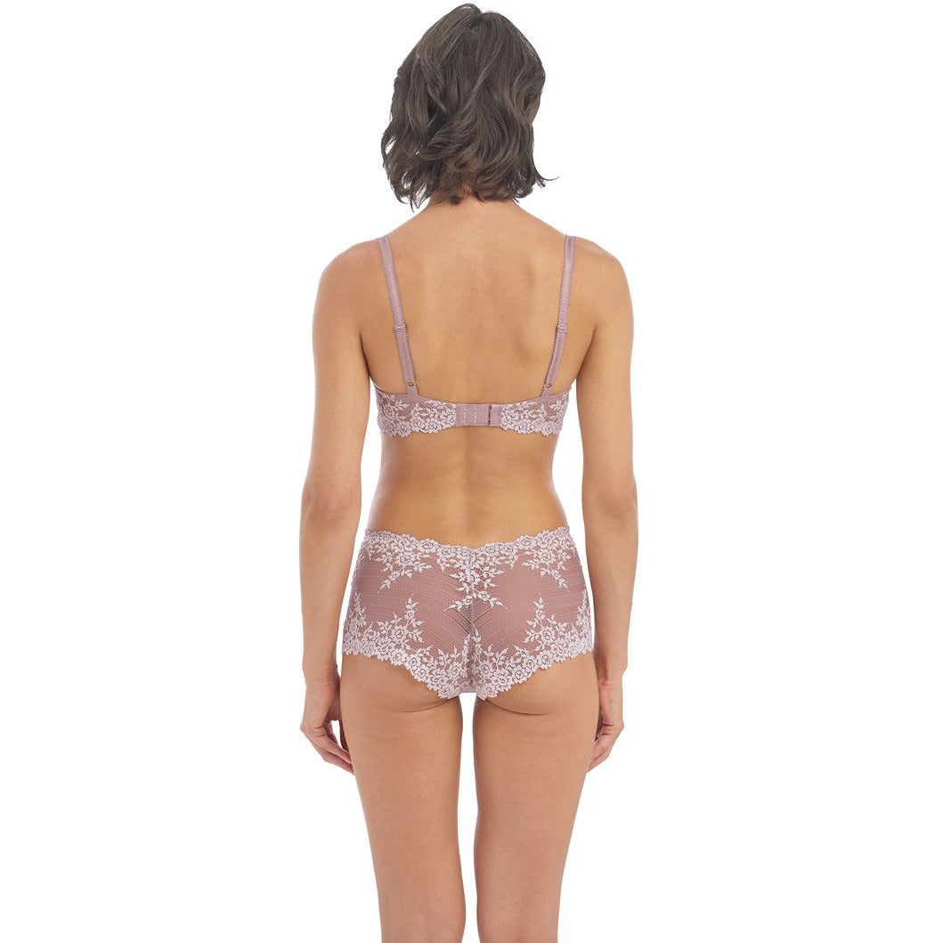 Wacoal Embrace Lace Boyshorts - Woodrose/Mauve Chalk