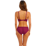 Lace Perfection Brief - Red Plum