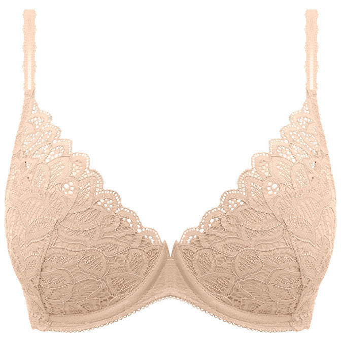 Wacoal Raffine Plung Bra -Frappe