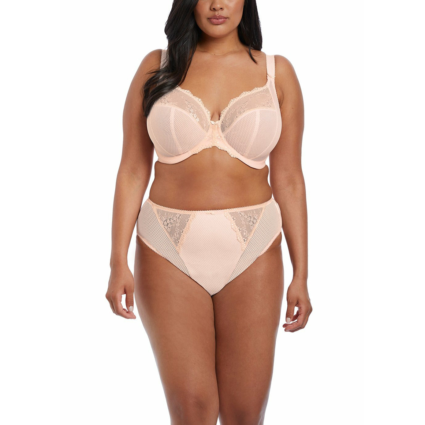 Elomi Charley UW Plunge Bra - Ballet Pink / Fawn