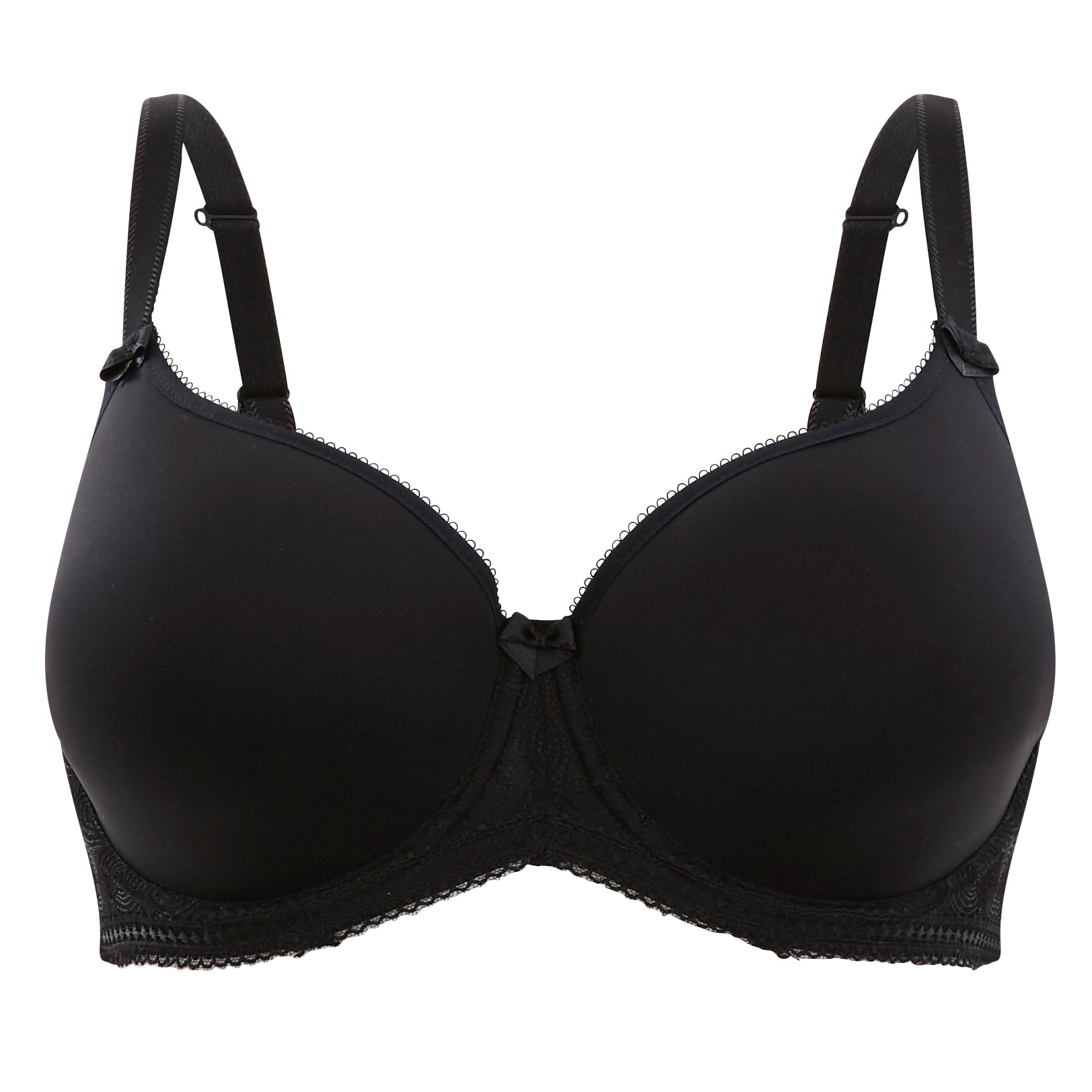 Cari Moulded Spacer T-shirt Bra - Black